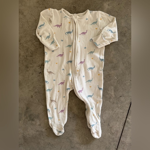 Dino Print Clever Zip Sleepsuit - Picture 7 of 10